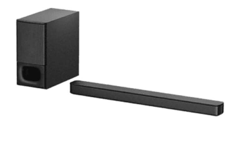 Barra de sonido - Sony HT-SD35, 2.1 canales, Con subwoofer inalámbrico, Bluetooth, Negro