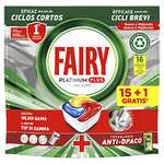 Fairy Platinum Plus Todo en Uno Pastillas Lavavajillas, 80 Capsulas Lavavajillas (5 x 15 + 1)