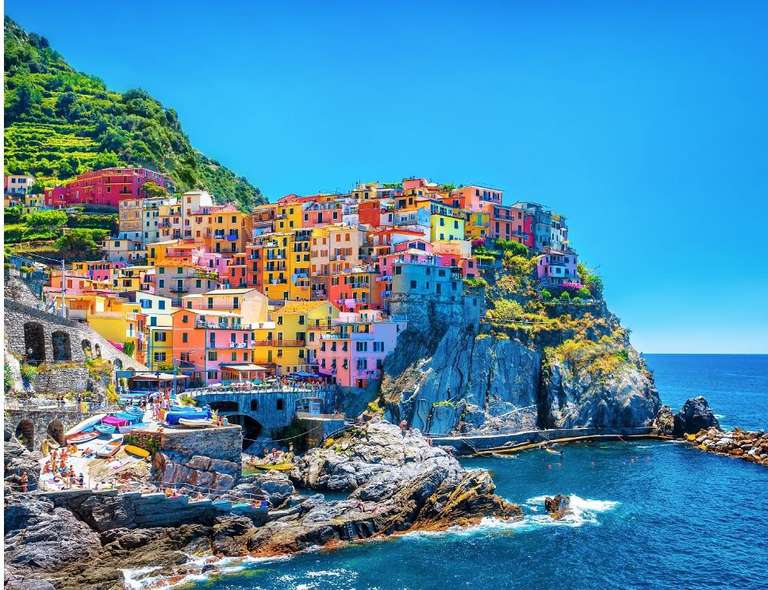 Tour por Cinque Terre 5 noches con hoteles, tarjeta Cinque Terre y vuelos incluidos (Octubre)