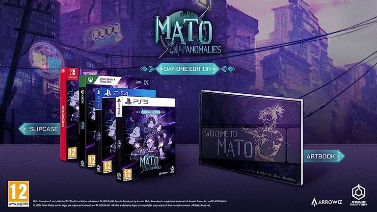 Mato Anomalies Day One Edition PS4 19,99€ // PS5 19,99€ // XBOX ONE y SERIES X 21,99€ // NINTENDO SWITCH 21,99€