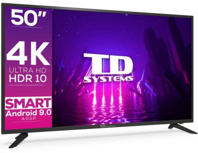 TV LED 50" TD Systems 4K UHD