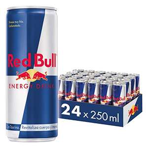 Red Bull Bebida Energética Regular, 24 x 250ml