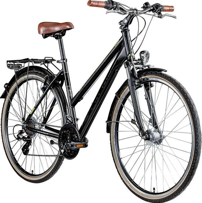 Bicicleta trekking Zündapp T700 28" aluminio en versiones con cuadro horizontal y diagonal