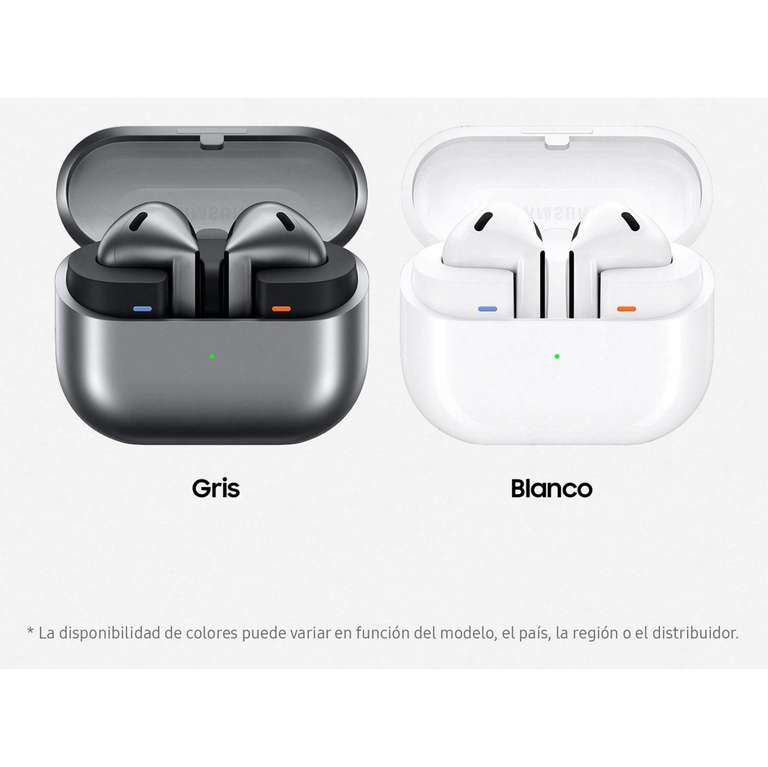 Samsung Galaxy Buds3 (Blanco) | Cancelación Ruido ANC + Audio Hi
