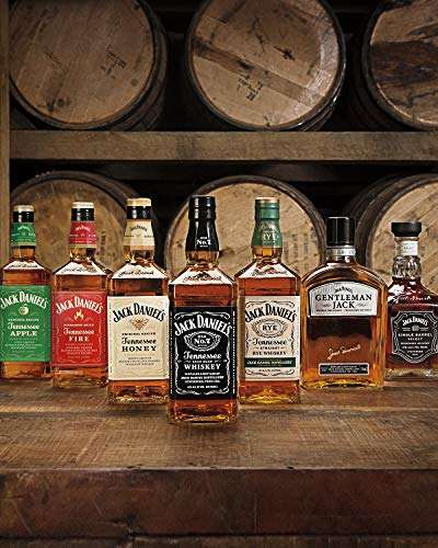 Jack Daniel's Tennessee Whiskey Old No.7, 43% Vol.Alcohol, Estuche Guitarra Para Regalar Incluye Whiskey Jack Daniel's N.7 700ml