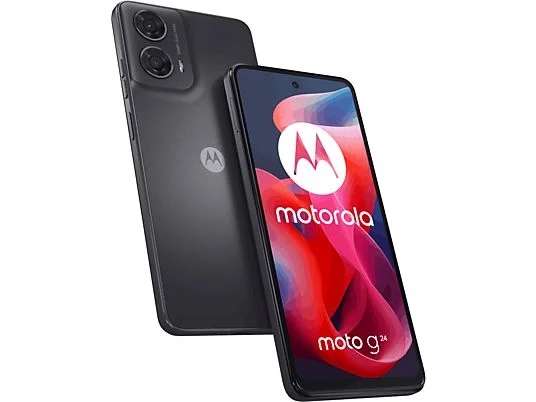 Motorola g24, Gris, 128GB, 8GB RAM, 6.56" HD+, MediaTek Helio G85, 5000 mAh, Android