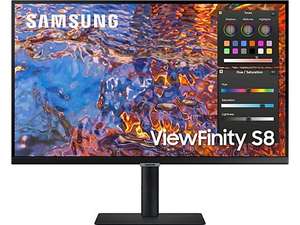Monitor - Samsung Viewfinity S8 LS27B800PXUXEN, 27", UHD 4K, 5 ms, 60 Hz, HDMI, USB, Negro