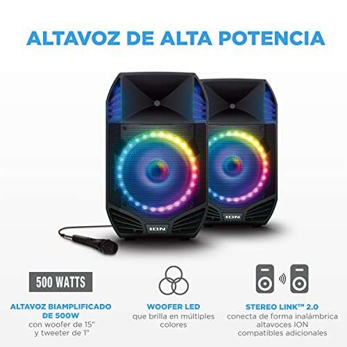 Altavoz bluetooth Ion Audio Total PA Prime 500 W