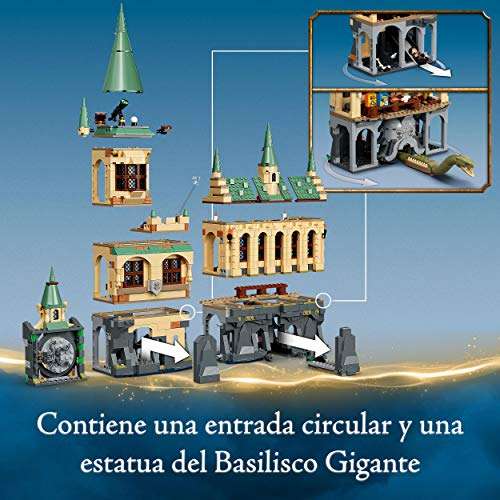 LEGO Harry Potter Castillo Hogwarts: Cámara Secreta, Set 20 Aniversario con Mini Figura Dorada, Regalos para Niñas y Niños de Cumpleaños
