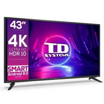 TV LED 109,22 cm (43") TD Systems W43CF12SMART, 4K UHD, Smart TV