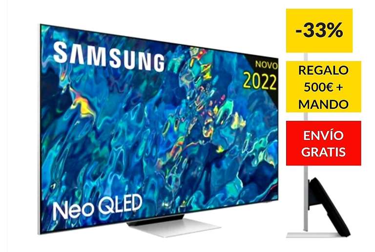 Smart TV SAMSUNG 75'' QLED 4K UltraHD HDR Gaming Hub Dolby Plus + 500€ de Reembolso + Mando Inalámbrico Xbox