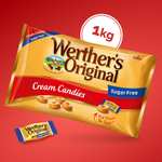 1Kg Werther's Original Caramelos Toffee de Mantequilla y Nata sin Azúcar