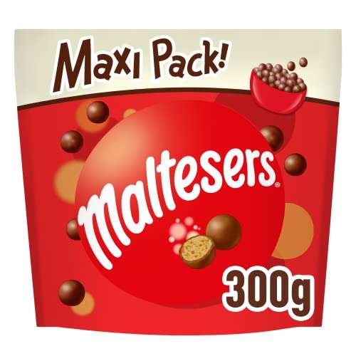 Maltesers, Snack de Leche Malteada recubiertas de Chocolate con leche 300 gr (otros productos similares en descripción)