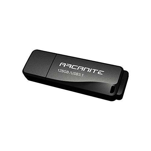 ARCANITE - Lápiz de memoria USB 3.1 de 128 GB, Flash Drive, Velocidad de lectura de hasta 400 MB/s