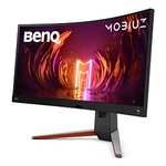 BenQ MOBIUZ EX3410R Monitor Curvo Gaming (34 pulgadas, Ultrawide, 2K, 144 Hz, 1ms, HDR 400, FreeSync Premium Pro, control remoto