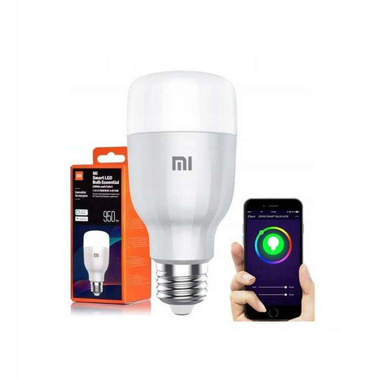 Xiaomi Bombilla Mi Smart LED Bulb Essential Inteligente, Color y Blanco ( El 29 de Noviembre)