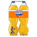 Fanta Naranja - Refresco con 8% de zumo de naranja - Pack 2 botellas de 2L (Limón 2.90€)