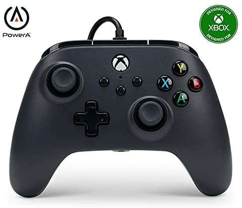 PowerA Wired Controller For Xbox Series X|S - Black, Gamepad, Wired Video Game Controller (Xbox Series X)