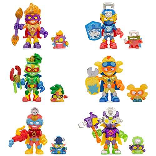SUPERTHINGS Serie Rescue Force – 6 Kazoom Kids. Cada Kazoom Kid viene con 1 SuperThing y 1 accesorio de combate