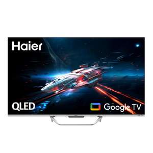 Haier QLED 4K UHD H50Q800UX, 50", Smart TV, Google TV, Dolby Atmos y Dolby Vision, HDR 10, Bluetooth 5.1, DBX TV, HDMI 2.1x4,Sin Marcos,2024