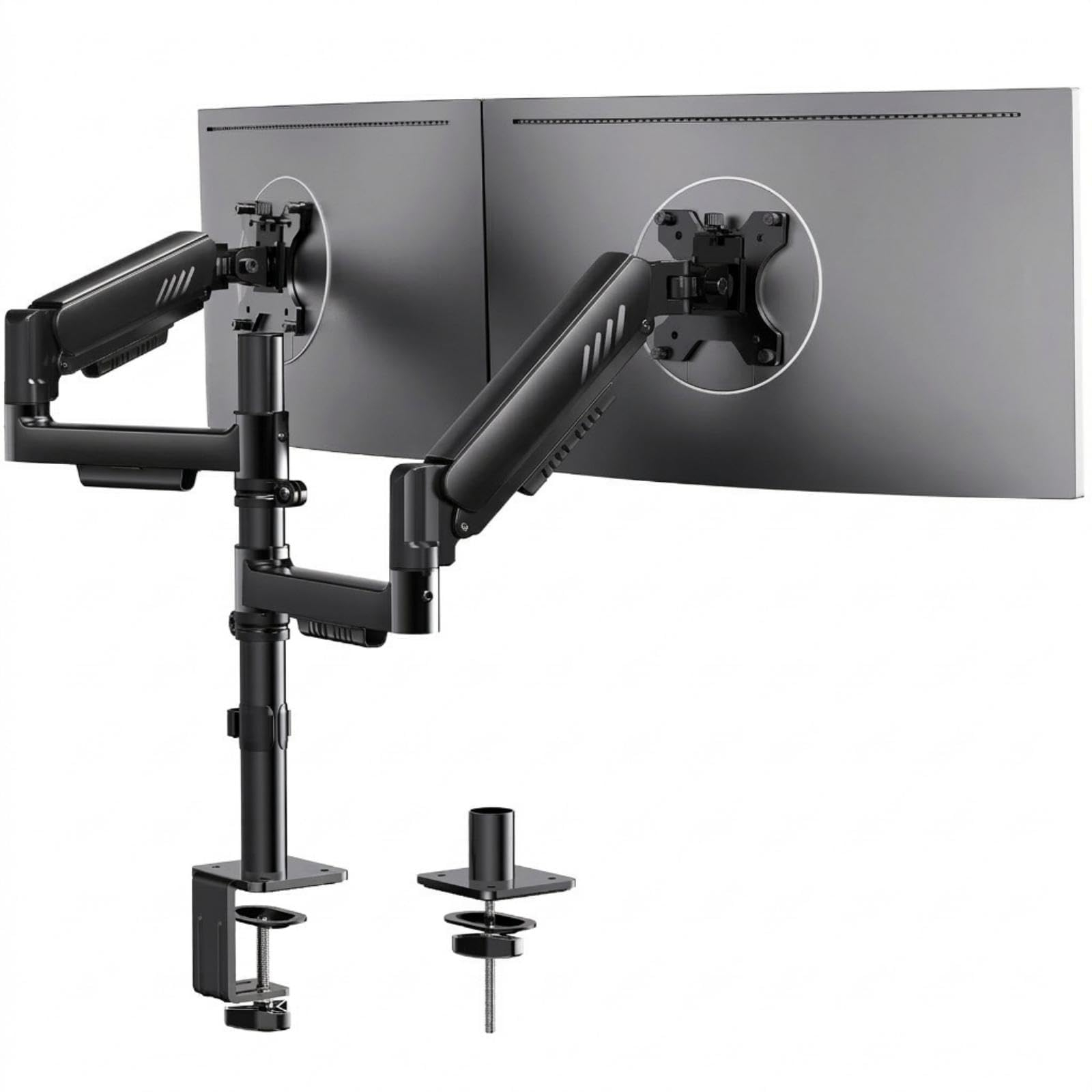 ErGear Soporte Monitor Doble, Montaje Apilado para Pantallas de 13″-32″