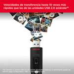 SanDisk Ultra de 128 GB Memoria Flash USB 3.0, Velocidad de Lectura de hasta 130 MB/s, Color Negro