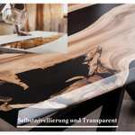 510gr Resina transparente, No Tóxica de dos componentes – pintura de resina epoxi, purpurina, palillos de madera, guantes, vaso medidor