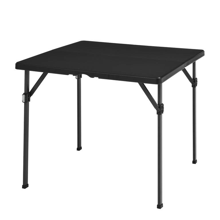 Mesa de comedor plegable cuadrada con asa 86.1 x 86.1 x 74 cm