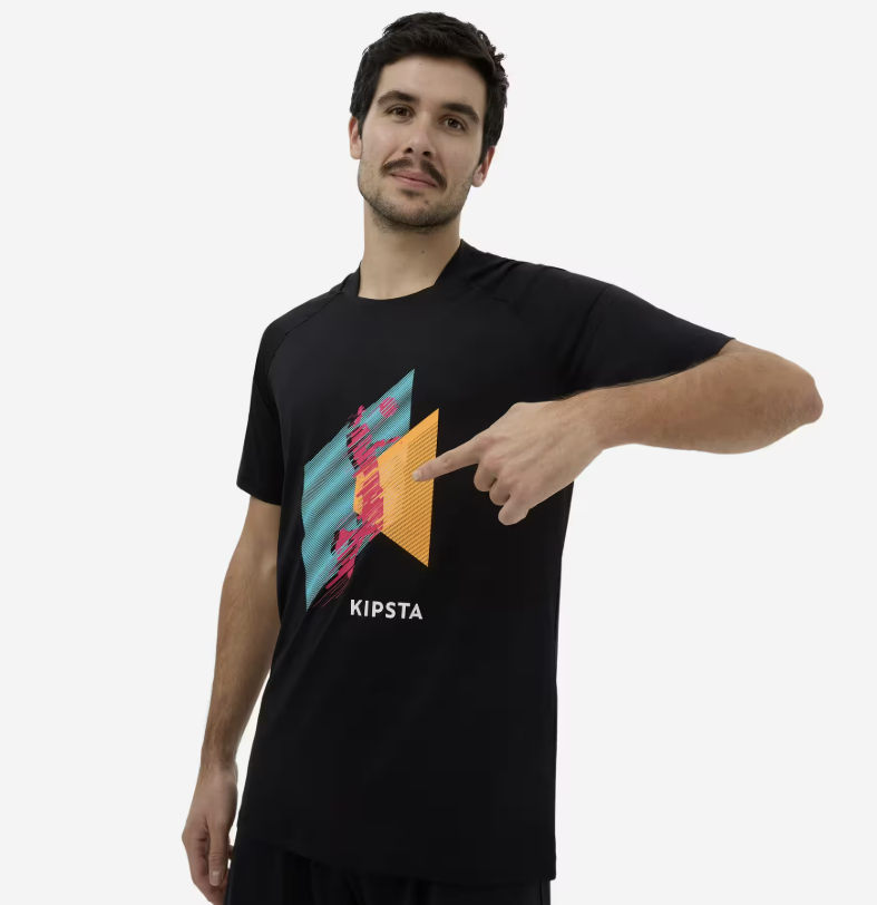 Camiseta para hombre negra