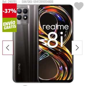 Realme 8i 4/128GB Space Black - 6.6" FHD+ 120Hz, Helio G96 2.05GHz