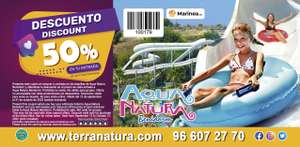 50 % de descuento en Aqua Natura Benidorm