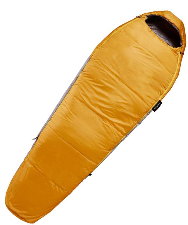 Saco de dormir guata 5 ºC confort forma momia Forclaz Trek500 (tallas L-XL)