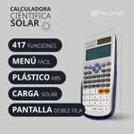 Calculadora Digital científica solar para Ingeniería, Escuela y Universidad, Pantalla 2 líneas - Ofituria (F-991ES)