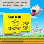 SanDisk 256GB microSDXC UHS-I Tarjeta para Nintendo Switch - Producto con Licencia de Nintendo