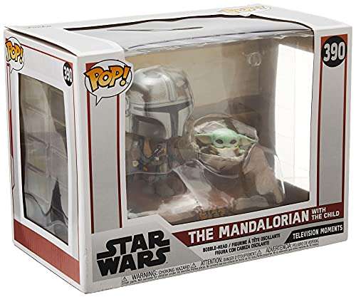 Star Wars - The Mandalorian con Baby Yoda - Figuras Funko POP (49930)