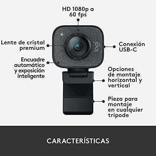 Logitech StreamCam - Webcam USB-C - 1080p/60 fps