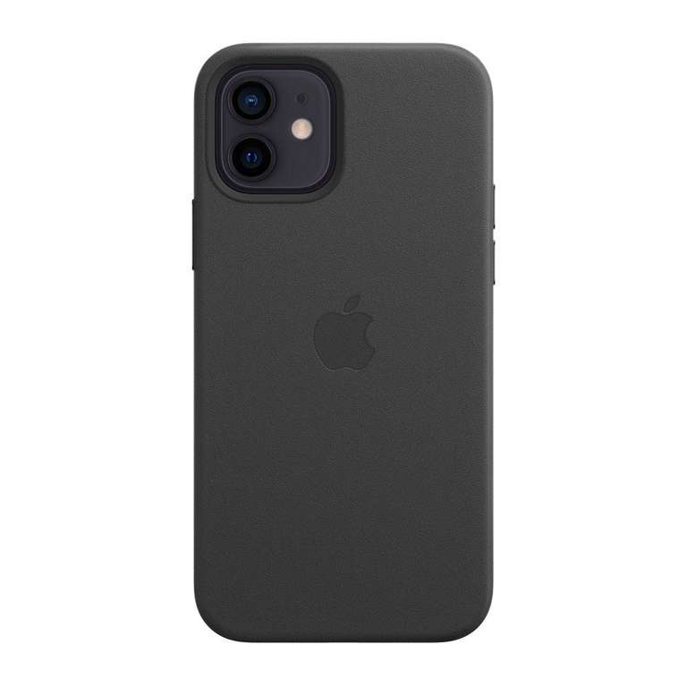 Apple Funda iPhone 12 / 12 Pro MagSafe / Piel Negro