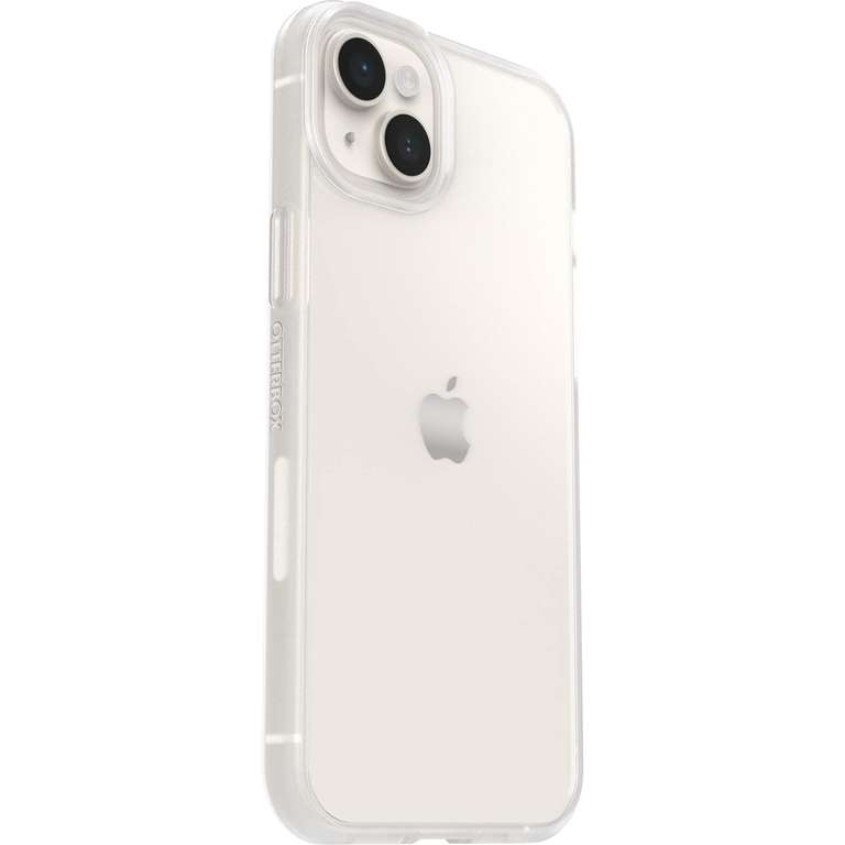 Otterbox Funda para iPhone 14 Plus Sleek,resistente a golpes y caídas,Ultra-fina,Testada con estándares Militares anticaídas, Transparente.