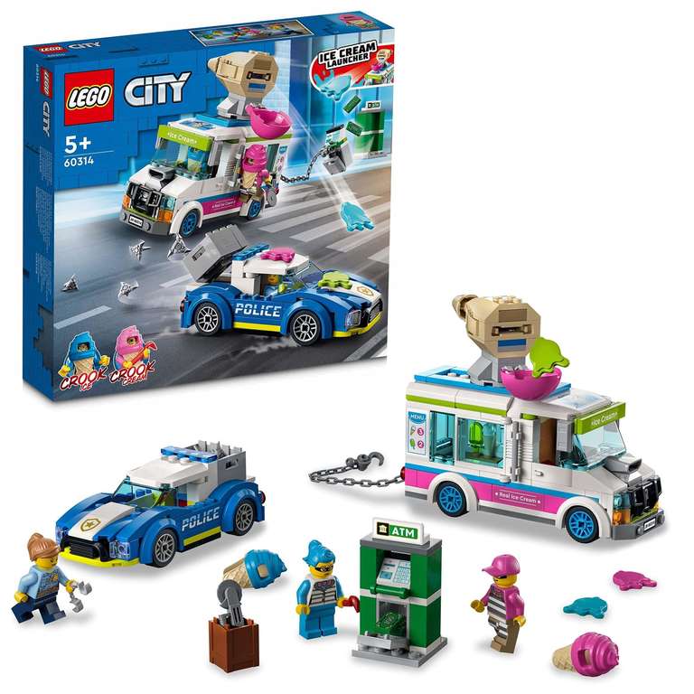 LEGO 60314 City Persecución Policial del Camión de los Helados