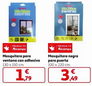 Mosquitera para ventana con adhesivo y para puerta magnética - 1,79€ | 3,49€