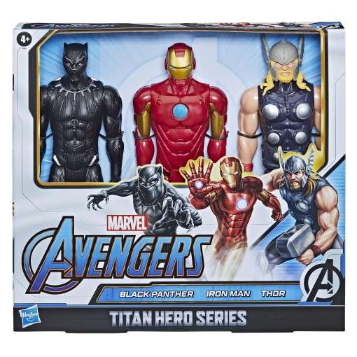 Avengers - Pack 3 Figuras de Acción Titán 30cm