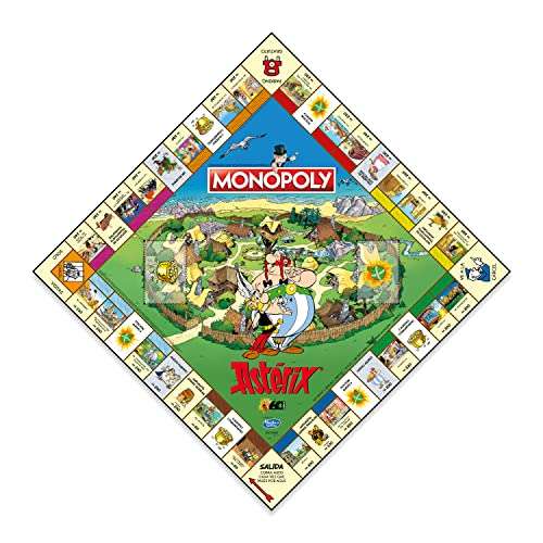 Winning Moves Monopoly Asterix y Obelix - Juego de Mesa de Las Propiedades Inmobiliarias - Versión en Español