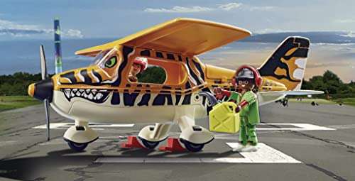 PLAYMOBIL Air Stuntshow 70902 Air Stuntshow Avioneta Tiger, a Partir de 5 años