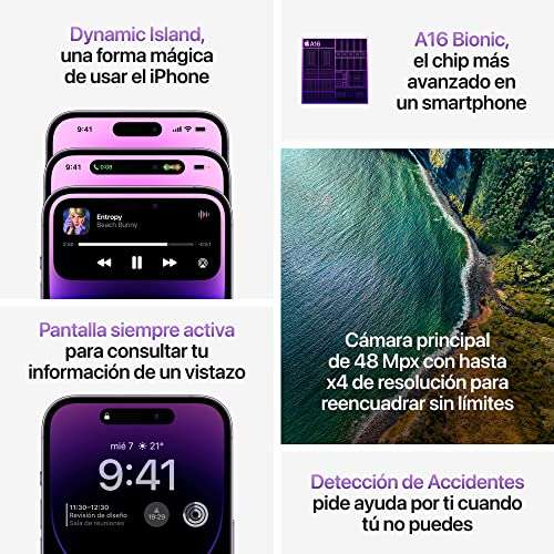 Apple iPhone 14 Pro (512 GB) - Morado Oscuro: Tecnología Avanzada y Rendimiento Excepcional