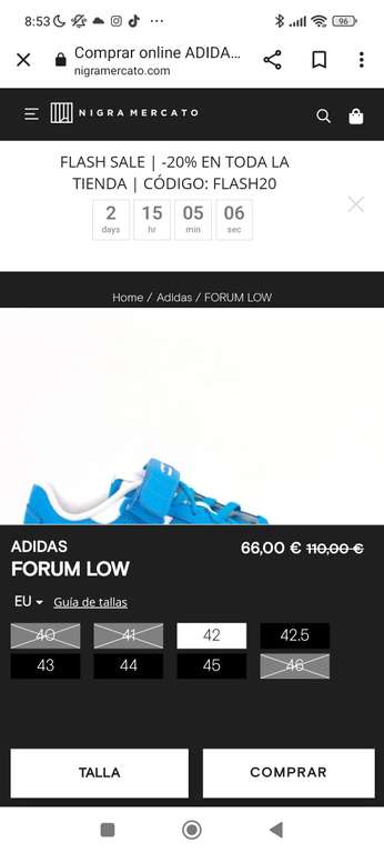 Adidas forum (azules y rosas)