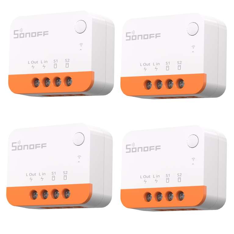 4x SONOFF Zigbee, No requiere neutro (10€/un)