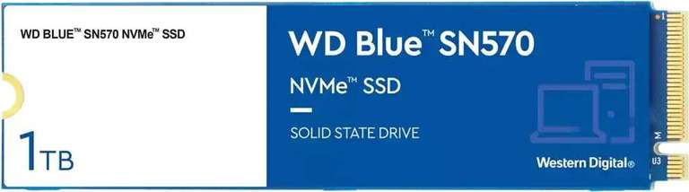 WD BLUE SN570 1TB SSD M.2 NVMe PCIe 3.0