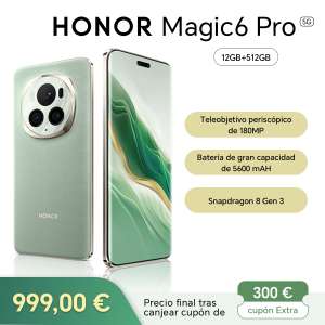 Ofertas de lanzamiento Honor Magic6 Pro desde 999€ [Pack en la descripción]