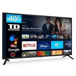 TV LED 40" TD Systems K40DLC18GLE Smart TV Full HD Negro E