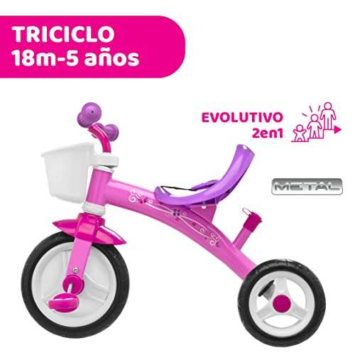 Triciclo Evolutivo U-Go Rosa